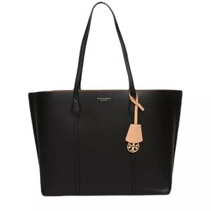 Tory Burch- Perry leather tote in black- NWOT